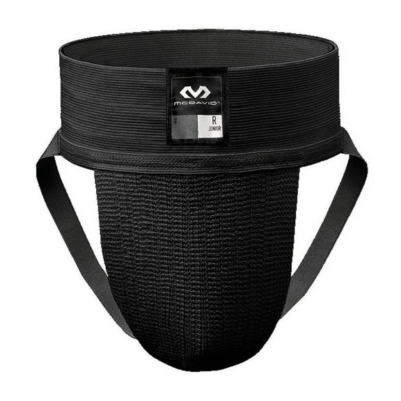 McDavid Athletic Supporter Adult Jock Strap, 2 Pack, Adult L, Black, Polyester