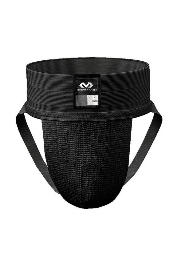 Athletic Supporter Adult Jock Strap, 2 Pack, Adult L, Black, Polyester