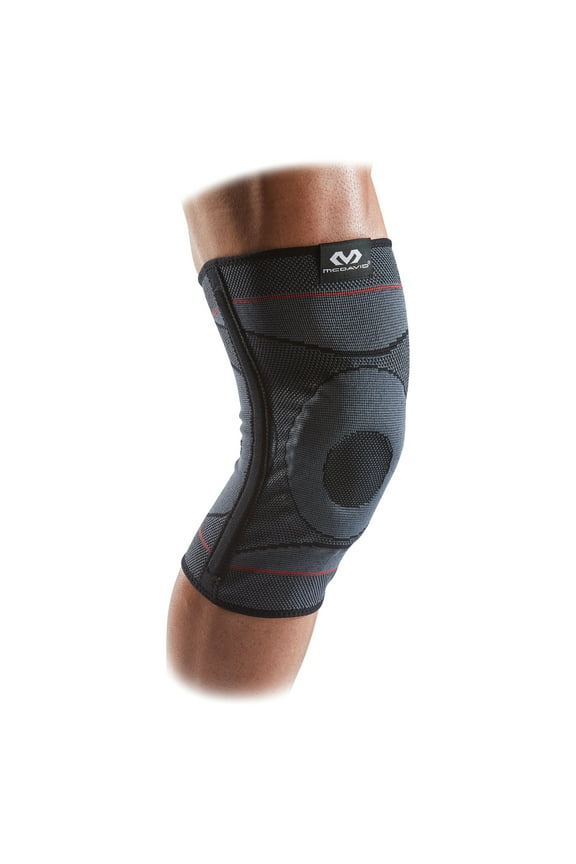 Knee Compression Knit Sleeve W/ Gel Buttress and Stays, L/XL