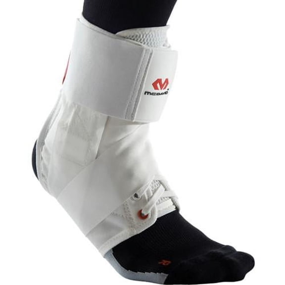 McDavid Lace-Up Ankle Brace for Men & Women, Ultralight Figure 8 Sprained Ankle Support with Side Stabilizers for Sports, Basketball, Soccer, Football, Volleyball, Running