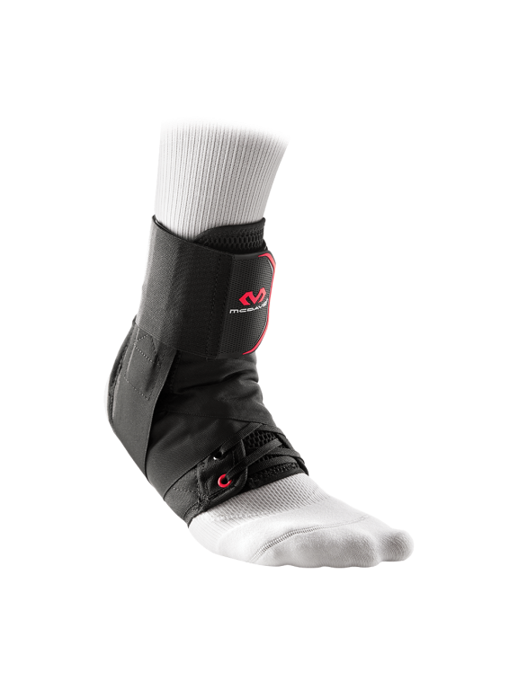 Brand Ankle Brace With Straps, Adjustable, Black, Adult Large