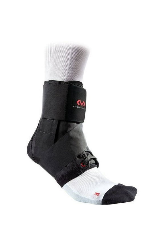 MD195 Ankle Brace w/Straps, Adult XS, BLACK