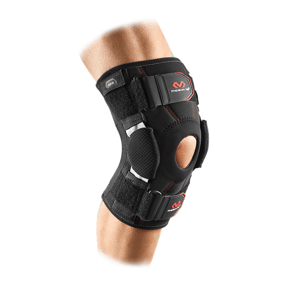 McDavid MD422 Knee Brace w/Dual Disk Hinges, Adult L, BLACK
