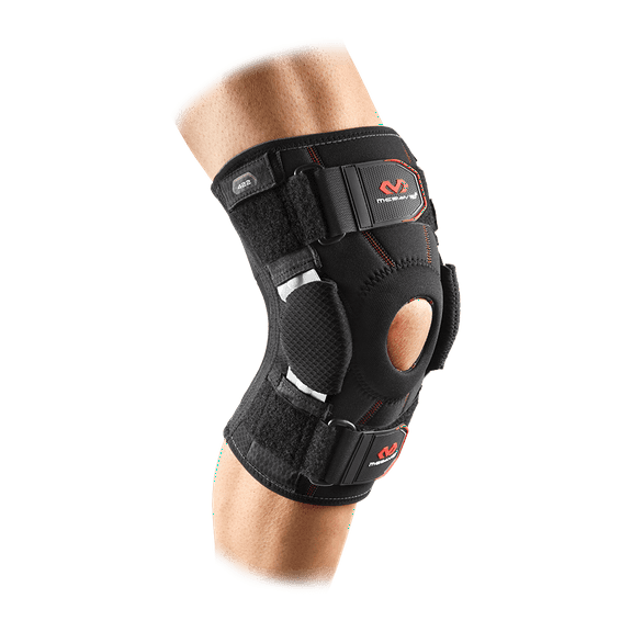 McDavid MD422 Knee Brace w/Dual Disk Hinges, Adult L, BLACK