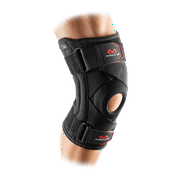 McDavid MD425 Knee Support w/Stays & Cross Straps, Adult L, BLACK