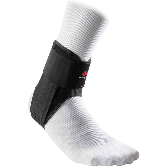 McDavid Stealth Lace-Free Ankle Brace, Lightweight Support and Stability with Flex-Support Stays for Cleats, Men and Women