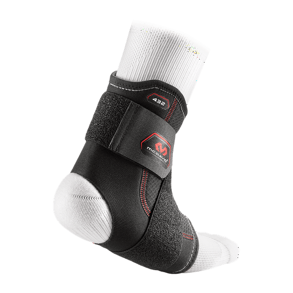 McDavid MD432 Ankle Support w/Figure-8 Straps, Adult S, BLACK