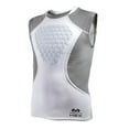 thumbnail image 1 of McDavid MD7610 Hex Sternum Shirt , Youth L, WHT/GREY, 1 of 3