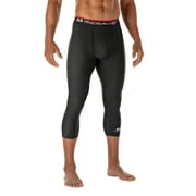 McDavid Sport Compression 3/4 Tight Athletic Pants, Black, Adult Large