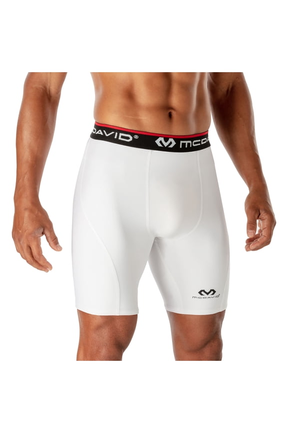 Sport Compression Athletic Short, White, Adult X-Large, Unisex