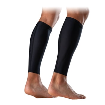 McDavid Sport Compression Calf Sleeves Pair, Black, Unisex, Adult, Small/Medium
