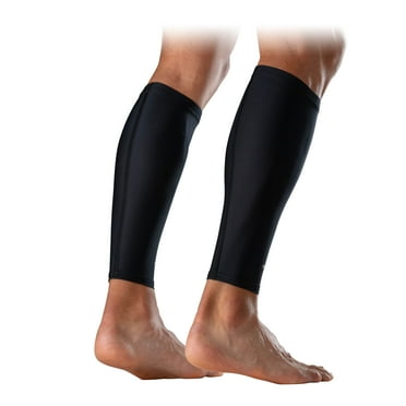 McDavid Sport Compression Calf Sleeves Pair Black Unisex Adult Small/Medium