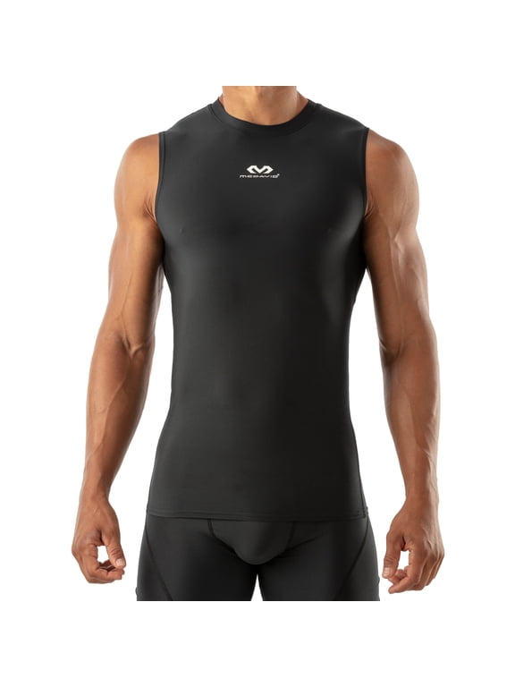 Sport Sleeveless Compression Tank Shirt, Adult Men's X-Large, Black
