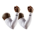 thumbnail image 1 of McDavid Sport Compression Arm Sleeves Pair, White, Unisex, Adult, L/XL, 1 of 8