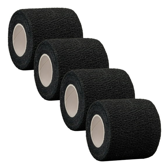McDavid Sport Self-Stick Athletic Tape 4pk Black, Not Precut