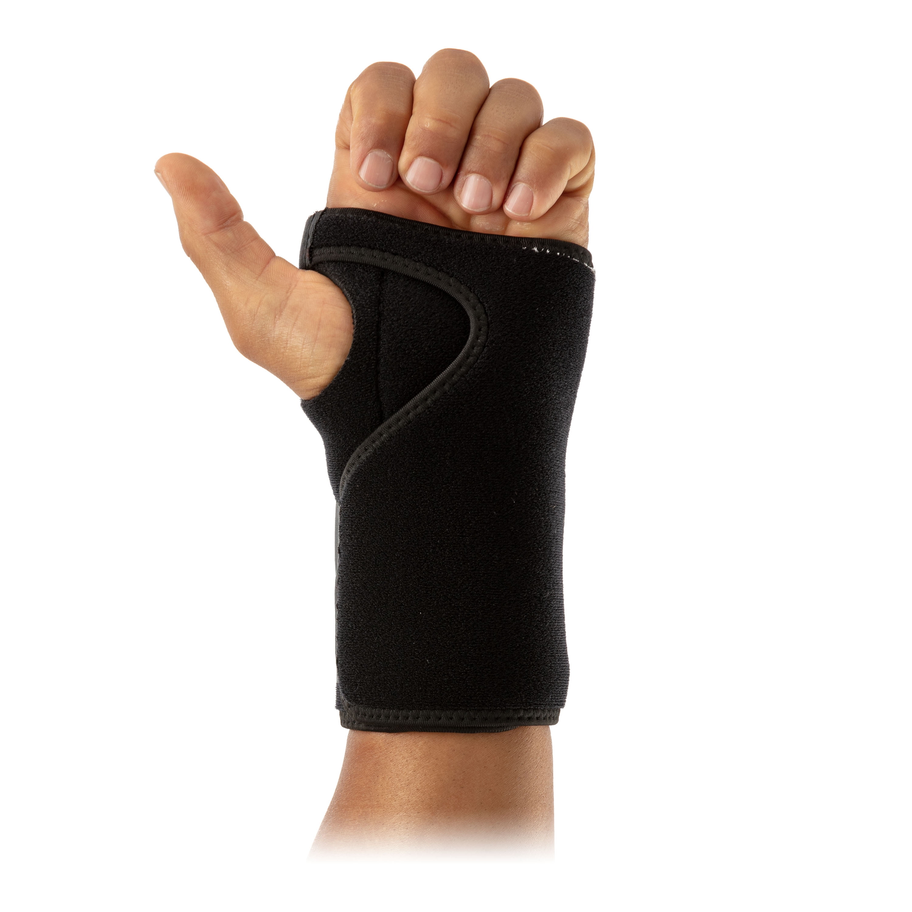 McDavid Sport Wrist Brace, Black, Adjustable, One Size Fits Most