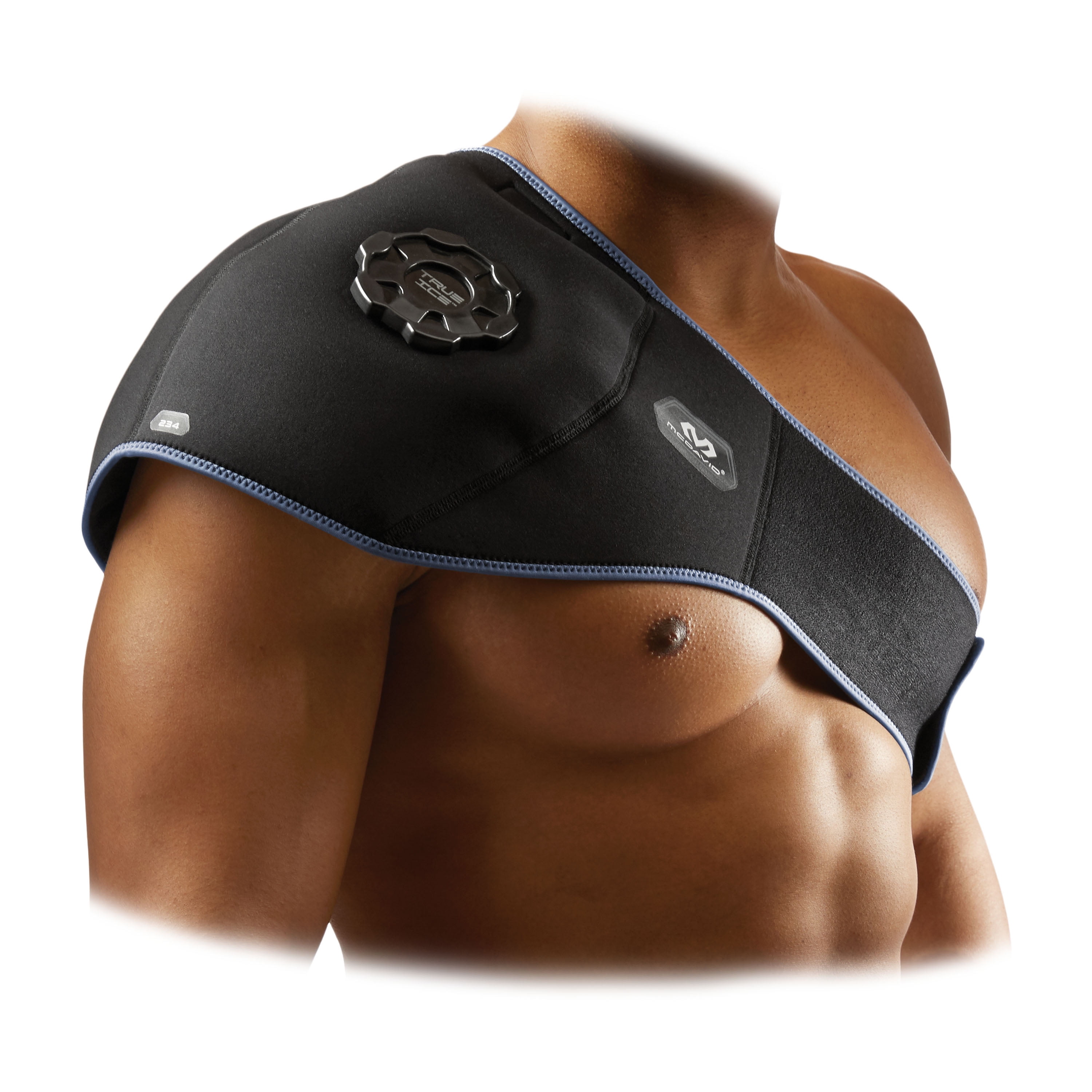 McDavid True Ice Therapy Shoulder Wrap, OSFM , BLACK
