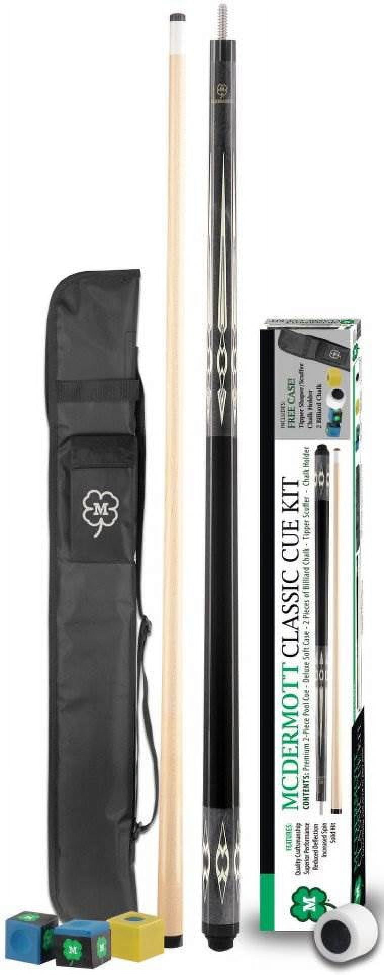 McDermott Classic 58" Maple Pool Cue Kit with Case