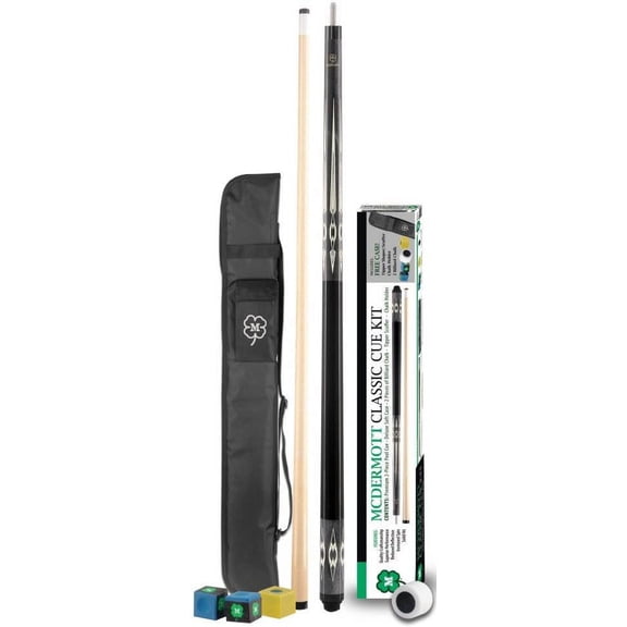 McDermott 7-Piece Classic Pool Billlards Cue Kit & Case | KIT4