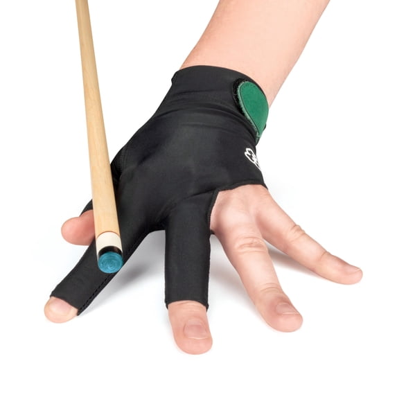 McDermott Billiard Pool Cue Glove - for Left Hand (Right-Handed Player), X-Large, Black