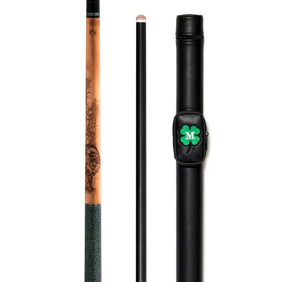McDermott G338 Pool Billiard Cue Defy Carbon Fiber Shaft 12.5 mm, with Hard Case