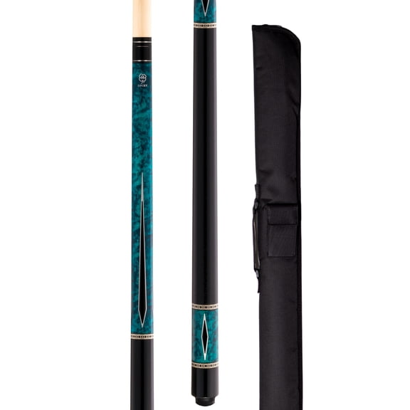 McDermott Lucky L55 Pool Billiard Cue with 1x1 Soft Case, 18 oz.