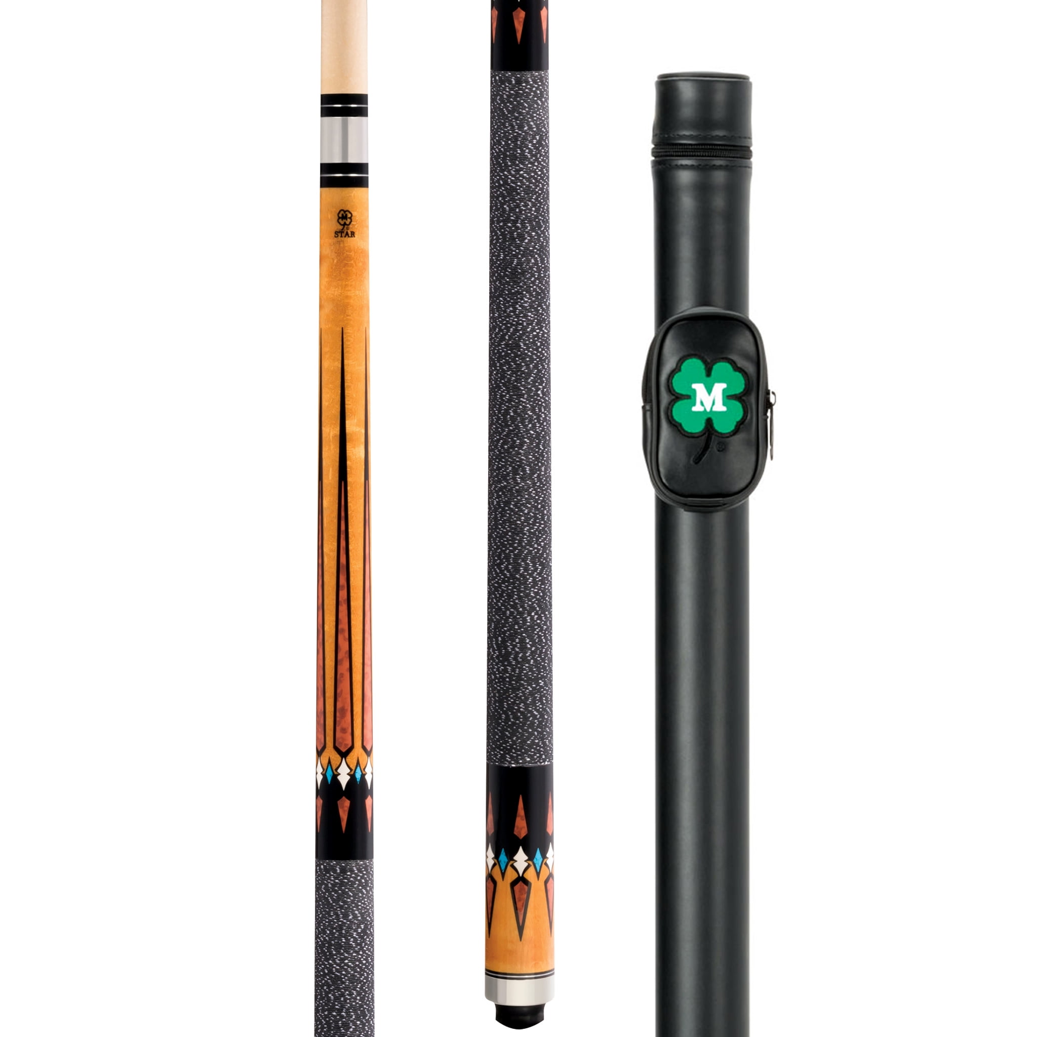 Mcdermott Pool Cue | Hustler S1 Mcdermott Star Cherry Stain Two Piece Billiard Table Pool Cue Stick 10 thumbnail image
