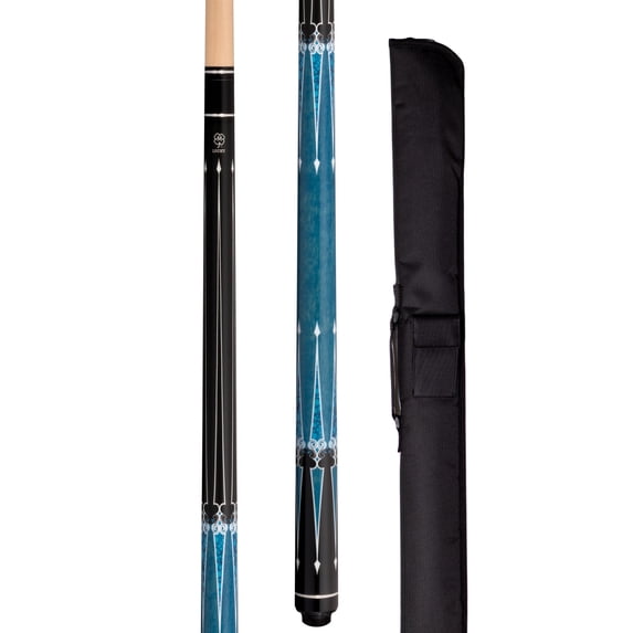 McDermott Lucky L80 Pool Billiard Cue with 1x1 Soft Case, 18 oz.