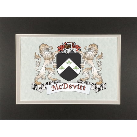 McDevitt Irish Coat of Arms Print - Frameable 9" x 12"