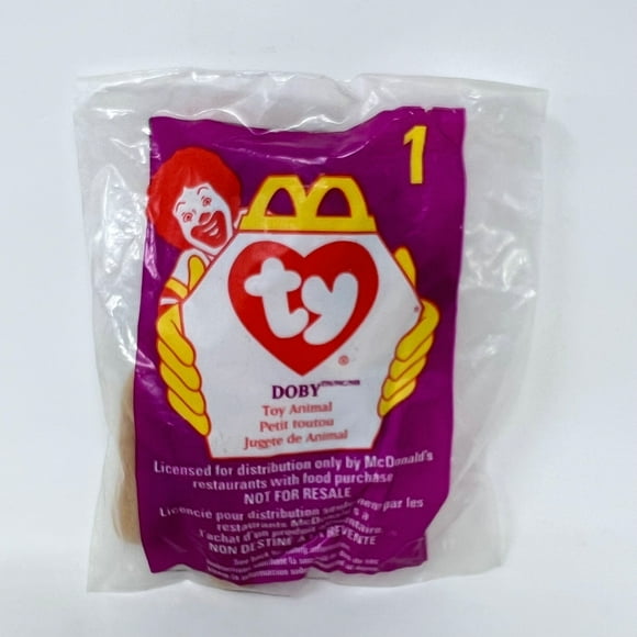 McDonald's Happy Meal Toy Ty Teenie Beanie Babies Boby Toy Animal