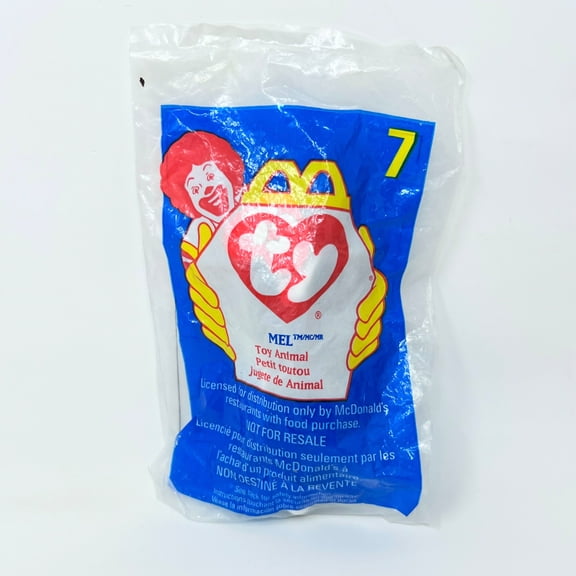 McDonald's Happy Meal Toy Ty Teenie Beanie Babies Mel Toy Animal