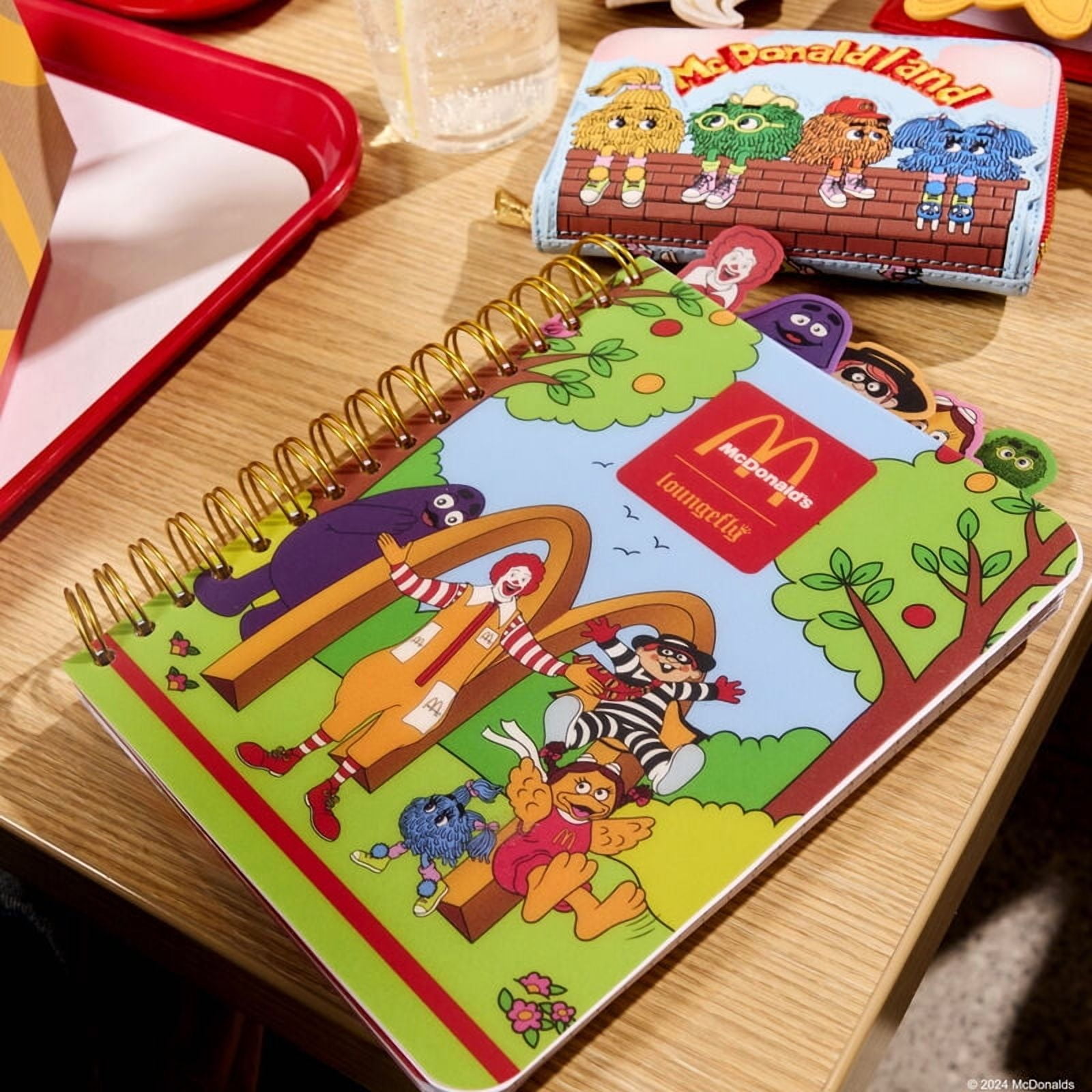 McDonald's McDonaldland Stationery Spiral Tab Journal - Walmart.com