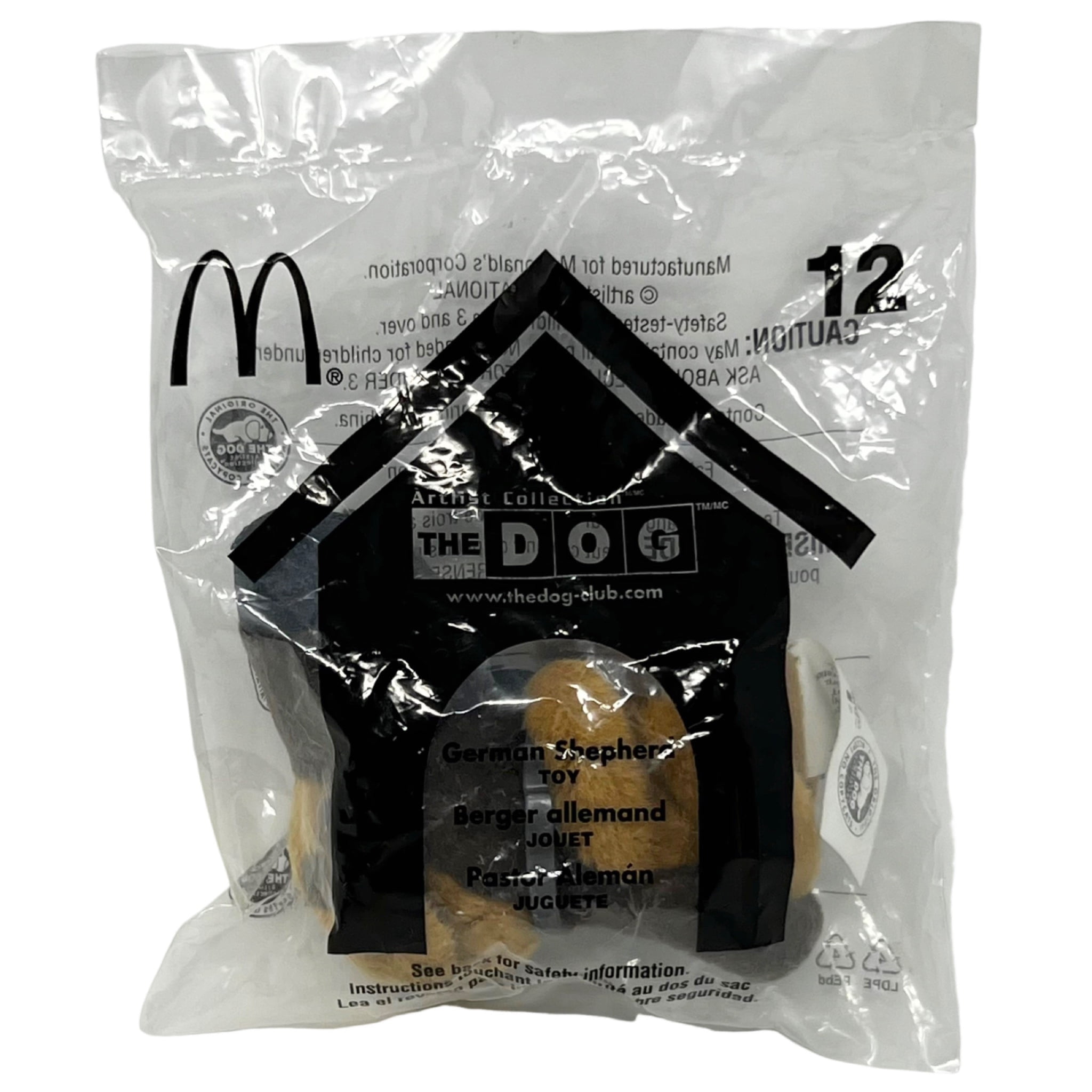 McDonalds Happy Meal Toy Artist Collection The Dog German Shepherd