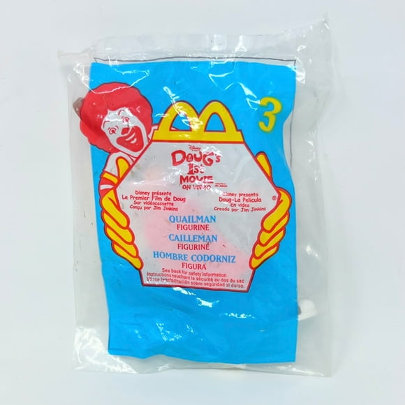 McDonalds Happy Meal Toy Disney Dough's 1st Movie On Video Quailman Figurine
