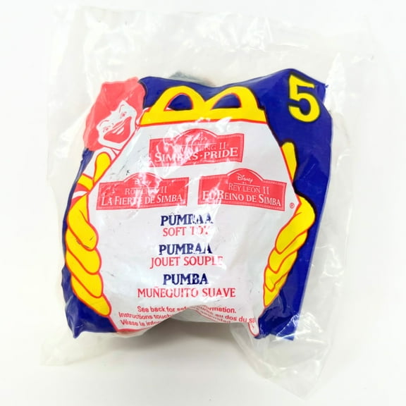 McDonalds Happy Meal Toy Disney Lion King 2 Simbas Pride Pumbaa Soft Toy