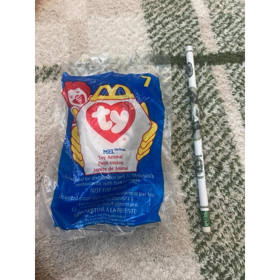 McDonalds Ty Teenie Beanies #7 Mel the KoalaSealed New W 1 100 Money Pencil