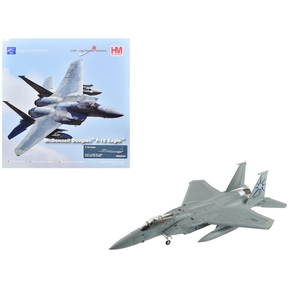 McDonnell Douglas F-15A Eagle Fighter Aircraft "Fighter Interceptor Squadron" US Air Force 1/72 Diecast Model by Hobby Master