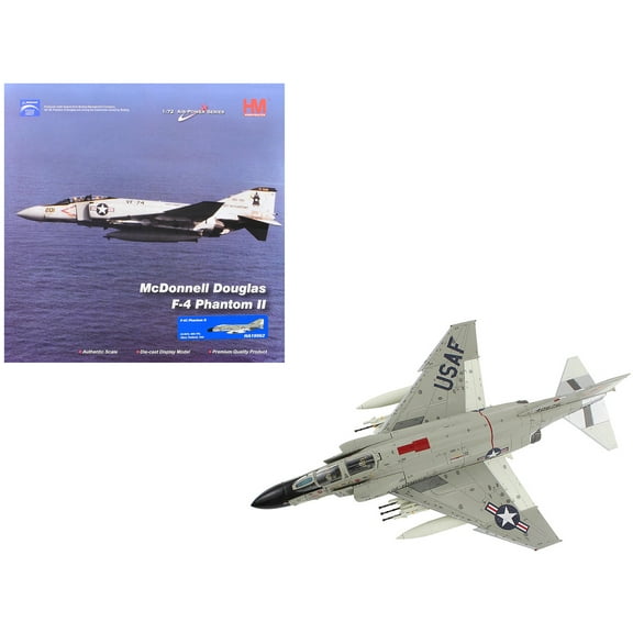 McDonnell Douglas F-4C Phantom II Fighter-Bomber Aircraft "45th TFS Ubon Thailand" (1965) United States Air Force "Air Power Series" 1/72 Diecast Model by Hobby Master