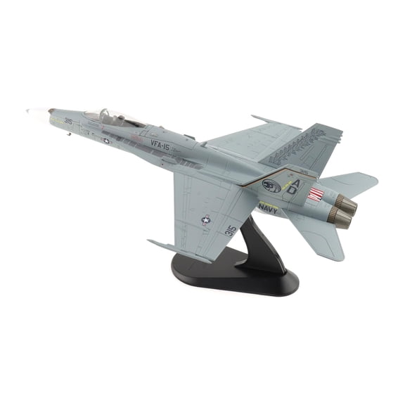 Hobby Master | 1:72 Scale Diecast Military Aircraft Replica | F/A-18C VFA-15 Retro TAC Demo Jet 164718, VFA-106 Gladiators, March 2017 | Model HA3590