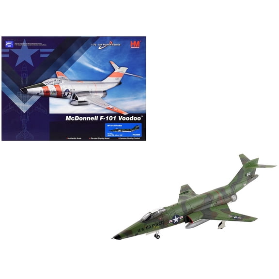 McDonnell RF-101A Voodoo Fighter Aircraft "Udorn Royal Thai Air Force Base" 1965 US Air Force 1/72 Diecast Model by Hobby Master