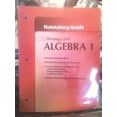 thumbnail image 1 of Pre-Owned McDougal Littell Algebra 1: Student's Notetaking Guide (Paperback) 0618736913 9780618736911, 1 of 1