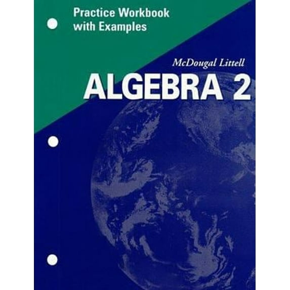 Pre-Owned McDougal Littell Algebra 2: Practice Workbook with Examples Se, 9780618020348, 0618020349, Paperback, Workbook edition