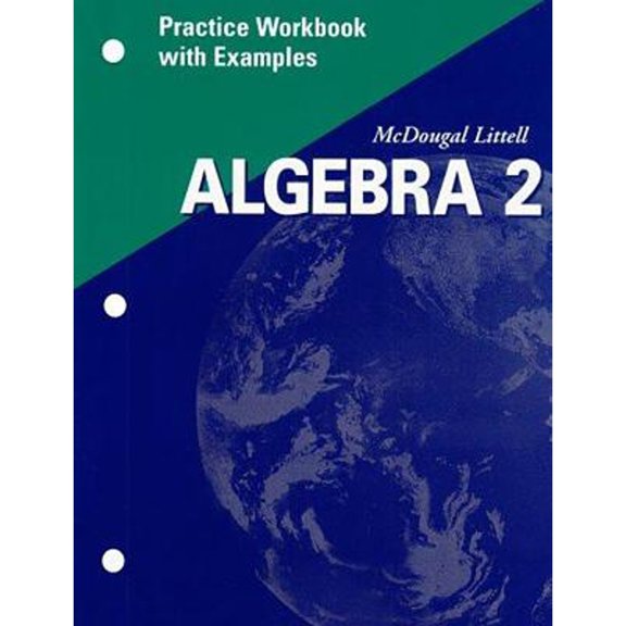 Pre-Owned McDougal Littell Algebra 2: Practice Workbook with Examples Se, 9780618020348, 0618020349, Paperback, Workbook edition