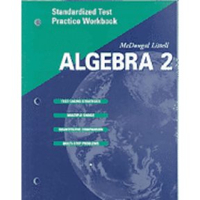Pre-Owned McDougal Littell Algebra 2: Standardized Test Practice Workbook Se (Paperback) 0618020330 9780618020331