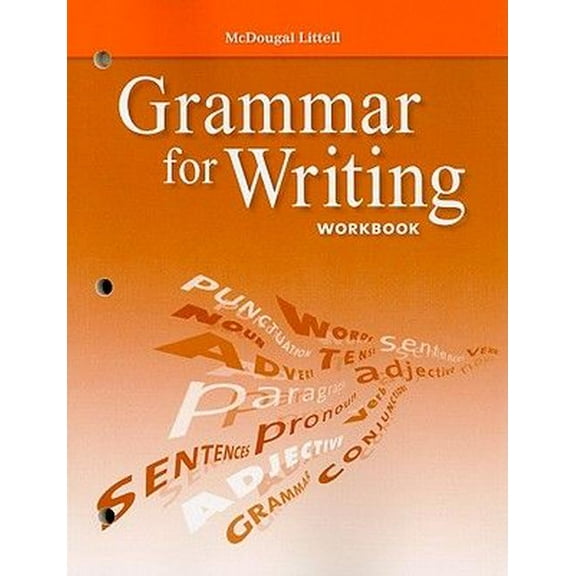 McDougal Littell Literature : Grammar for Writing Workbook Grade 9