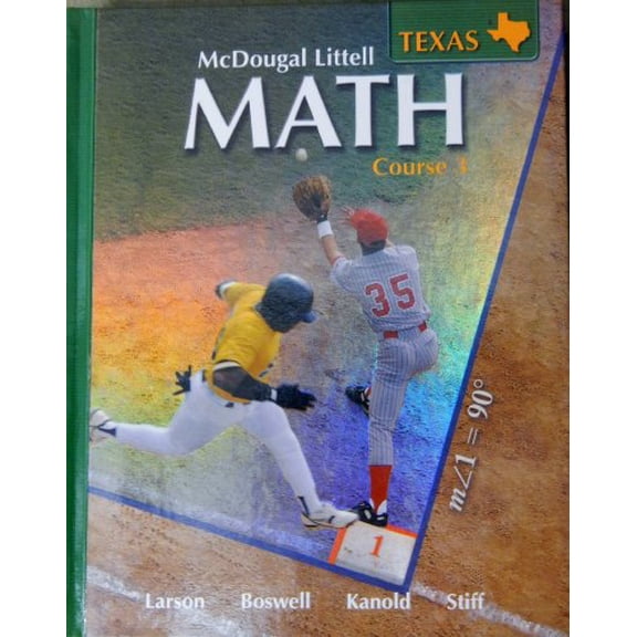 McDougal Littell Math Course 3 Texas: Student Edition Course 3 2007 (Ca Ms Math) Hardcover
