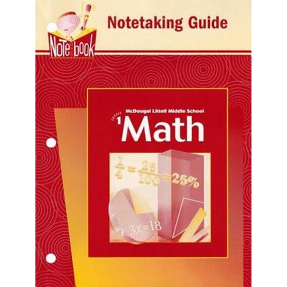 McDougal Littell Middle School Math, Course 1: Notetaking Guide, Student Edition (Paperback) by McDougal Littel (Prepared for publication by)