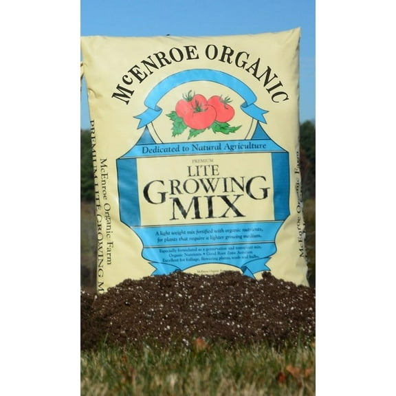 McEnroe Organic Premium Lite Growing Mix Potting Soil 30lbs. 1.35cu/ft