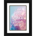 thumbnail image 1 of McFarland, Leslie 17x24 Black Ornate Wood Framed with Double Matting Museum Art Print Titled - Leave A Little Sparkle, 1 of 4