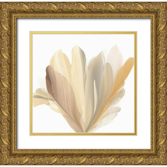 McFarland, Vicki 15x15 Gold Ornate Wood Framed with Double Matting Museum Art Print Titled - Blooming Wisdom